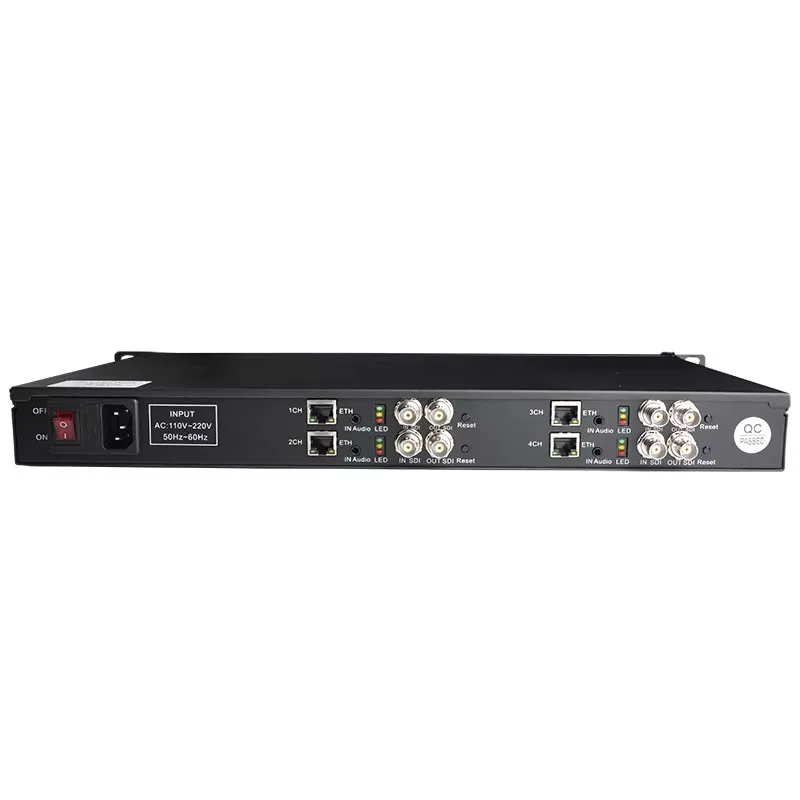 1U Rack HD Video SDI SRT UDP HTTP HLS RTMP Live Encoder
1U Rack HD Video SDI SRT UDP HTTP HLS RTMP Live Encoder