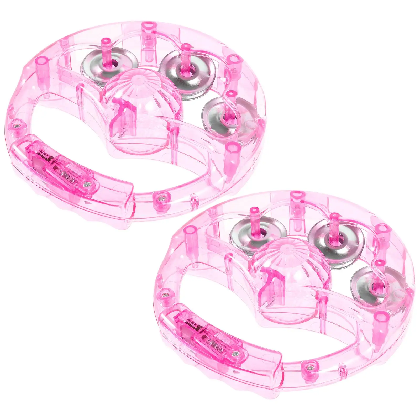 2 Pcs Flashing Rattle Hand Tambourine Music Jingle Pink Plastic Performance Toys Baby
2 Pcs Flashing Rattle Hand Tambourine Music Jingle Pink Plastic Performance Toys Baby