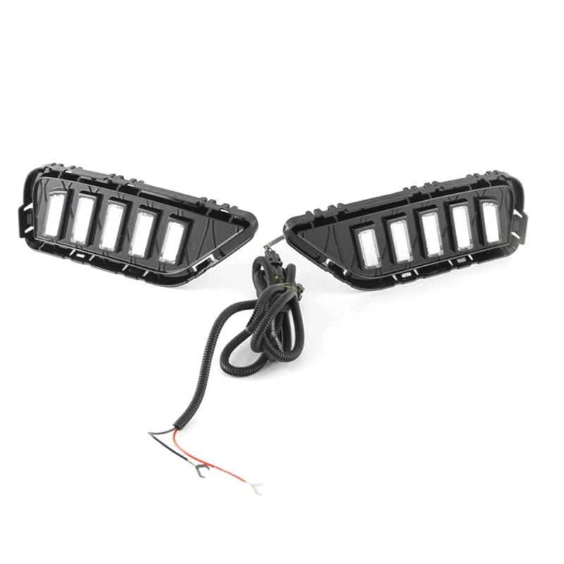 Car Front Bumper LED DRL Daytime Running Lights Turn Signal Lamps For Nissan Infiniti QX60 2022-2025
Car Front Bumper LED DRL Daytime Running Lights Turn Signal Lamps For Nissan Infiniti QX60 2022-2025