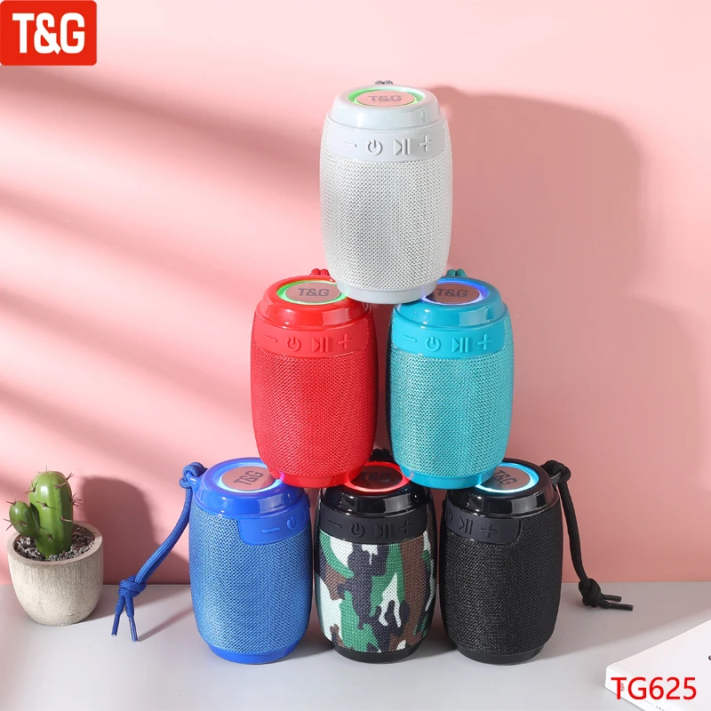 T&G TG625 New portable Wireless Bluetooth Speaker Waterproof Outdoor Soundbox with TF card USB AUX LED Light
T&G TG625 New portable Wireless Bluetooth Speaker Waterproof Outdoor Soundbox with TF card USB AUX LED Light