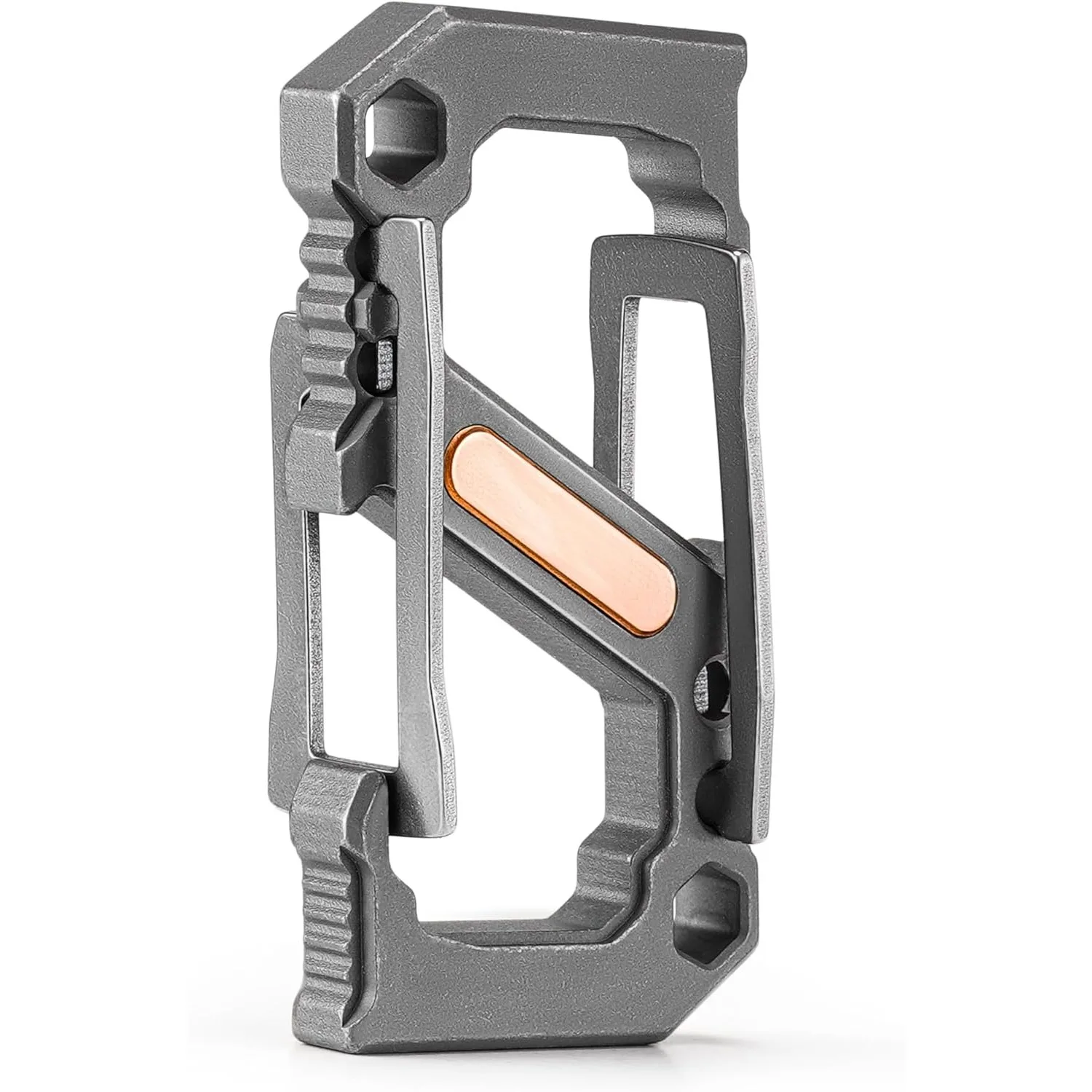 KeyUnity KU07 Titanium Carabiner Multitool Dual Sided Gates with Bottle Opener and Screwdriver 3 in 1 EDC Keychain Clip
KeyUnity KU07 Titanium Carabiner Multitool Dual Sided Gates with Bottle Opener and Screwdriver 3 in 1 EDC Keychain Clip