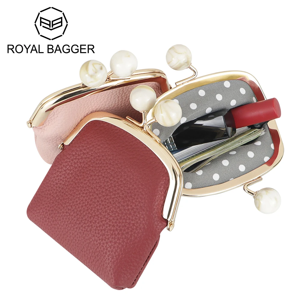 Мини-кошелек для монет Royal Bagger из натуральной кожи для женщин, простая сумка для хранения с замком Kiss, повседневный стиль 3086
Мини-кошелек для монет Royal Bagger из натуральной кожи для женщин, простая сумка для хранения с замком Kiss, повседневный стиль 3086