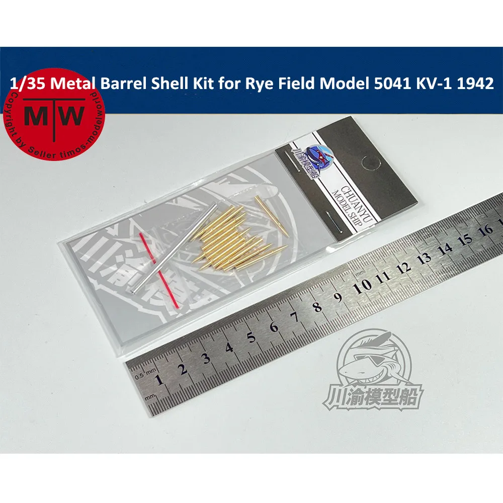 1/35 Scale Metal Barrel Shell Kit for Rye Field Model 5041 KV-1 1942 CYT131
1/35 Scale Metal Barrel Shell Kit for Rye Field Model 5041 KV-1 1942 CYT131