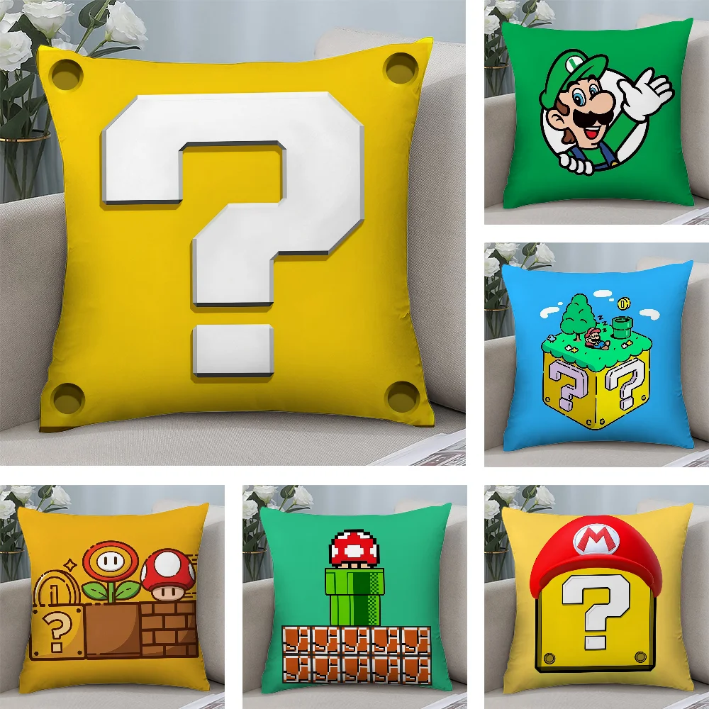 Super Cute Style M-MarioS Pillow Case Short Plush Pillow Covers Sofa Decorative Gift Home Double-sided Printing Cushion Cover
Super Cute Style M-MarioS Pillow Case Short Plush Pillow Covers Sofa Decorative Gift Home Double-sided Printing Cushion Cover