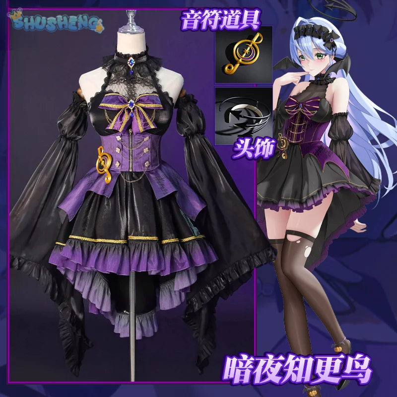 Honkai: Star Rail Robin Night Cosplay Little devil Costume Gothic Lolita dress accessory prop set Halloween party new uniform
Honkai: Star Rail Robin Night Cosplay Little devil Costume Gothic Lolita dress accessory prop set Halloween party new uniform