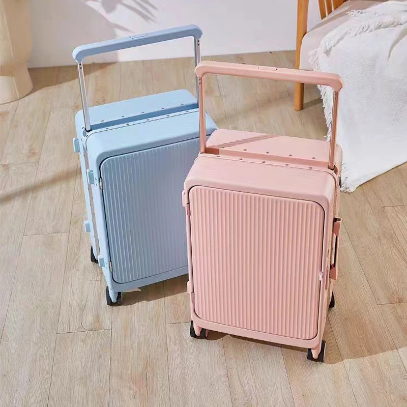 Side Opening Wide Handle Travel Suitcase 25“ Aluminum Frame New Luggage 20” Fashion Large Deep Compartment Carry-on Suitcase
Side Opening Wide Handle Travel Suitcase 25“ Aluminum Frame New Luggage 20” Fashion Large Deep Compartment Carry-on Suitcase