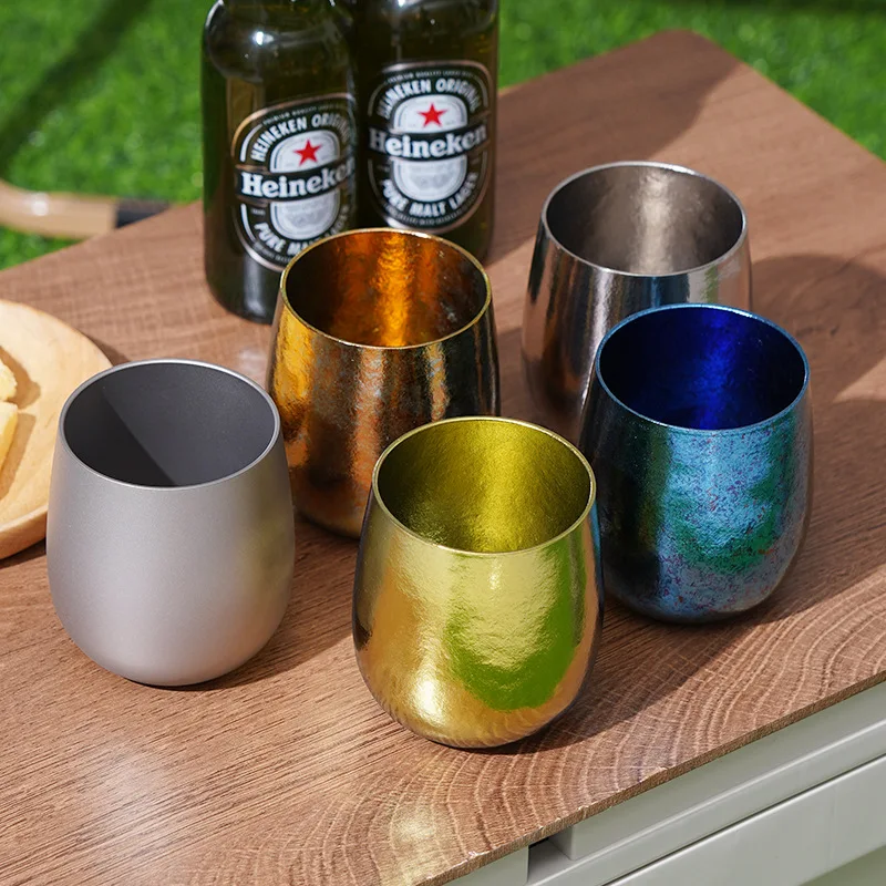 260ml Eggshell Beer MUG,Thickened Double Layer Pure Titanium,Heat Insulation,Anti-scalding,Antibacterial,Portable Water Cup
260ml Eggshell Beer MUG,Thickened Double Layer Pure Titanium,Heat Insulation,Anti-scalding,Antibacterial,Portable Water Cup