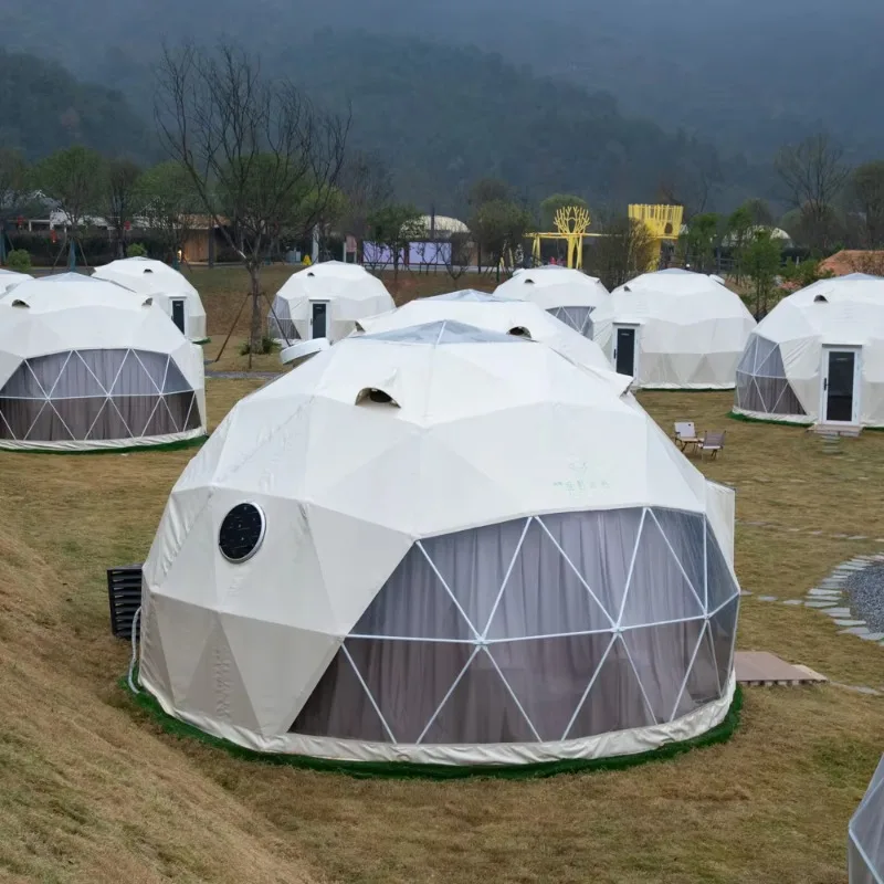 Outdoor Hotel Resort Tent Luxury Transparent Arch Dome Tent for Family Glamping Dome Houses for Humans To Live In Customized
Outdoor Hotel Resort Tent Luxury Transparent Arch Dome Tent for Family Glamping Dome Houses for Humans To Live In Customized