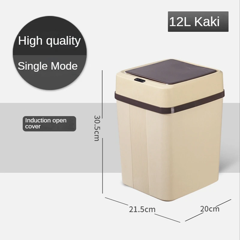 1 PCS For Office Kitchen Bathroom Toilet Trash Can Automatic Induction Waste Bins With Lid A
1 PCS For Office Kitchen Bathroom Toilet Trash Can Automatic Induction Waste Bins With Lid A