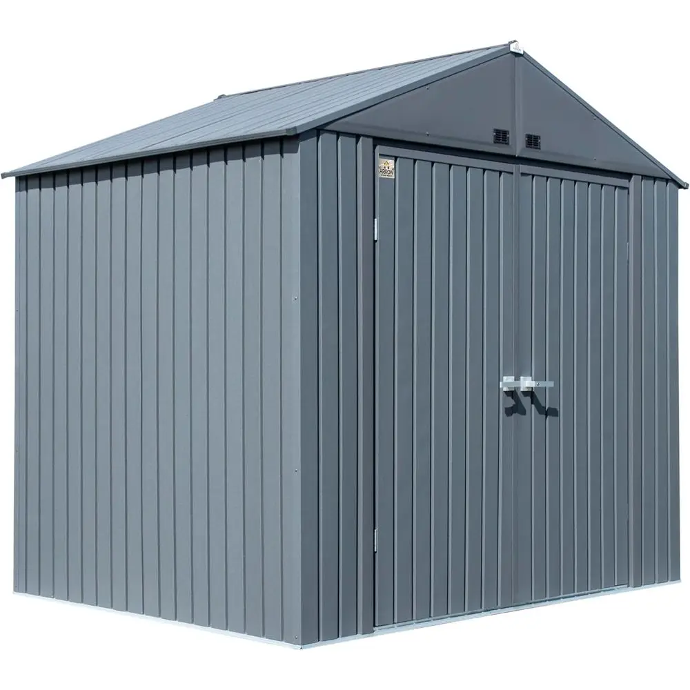 Садовый стальной сарай 8' x 6' с высокой двускатной крышей и запираемой дверью - антрацитовый цвет
Садовый стальной сарай 8' x 6' с высокой двускатной крышей и запираемой дверью - антрацитовый цвет