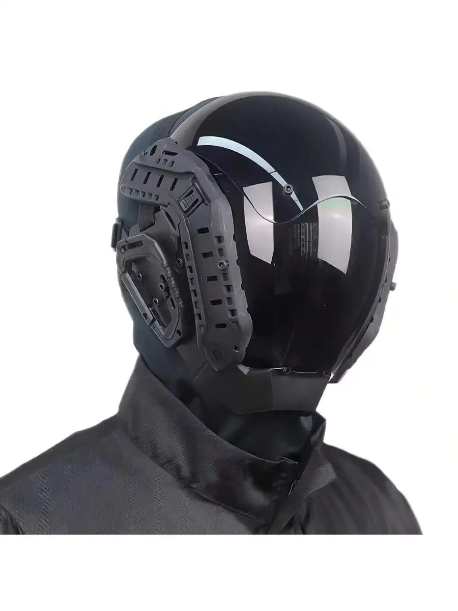 Rail Style Cyberpunk Sci-Fi Futuristic Mask Helmet Cosplay Party Accessory
Rail Style Cyberpunk Sci-Fi Futuristic Mask Helmet Cosplay Party Accessory
