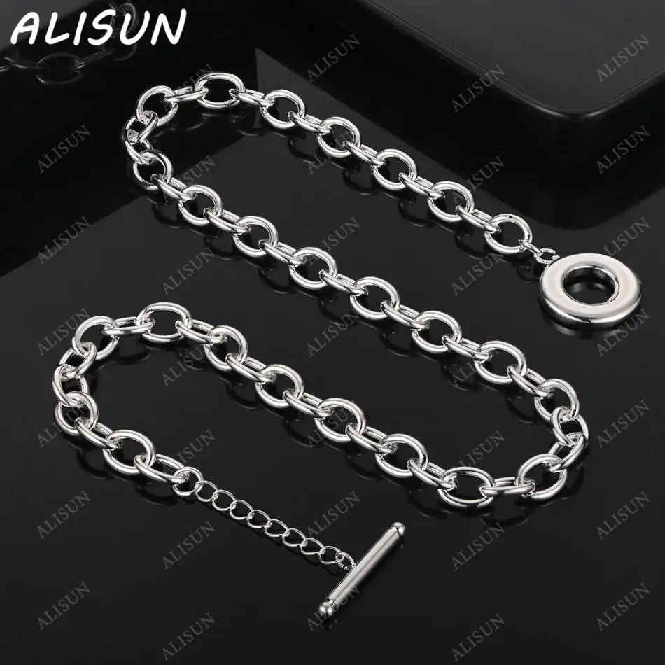 ALISUN 925 Sterling Silver 47cm Simple Chain Necklace For Man Charm Trend Birthday Gifts Fashion Party Fine Jewelry
ALISUN 925 Sterling Silver 47cm Simple Chain Necklace For Man Charm Trend Birthday Gifts Fashion Party Fine Jewelry