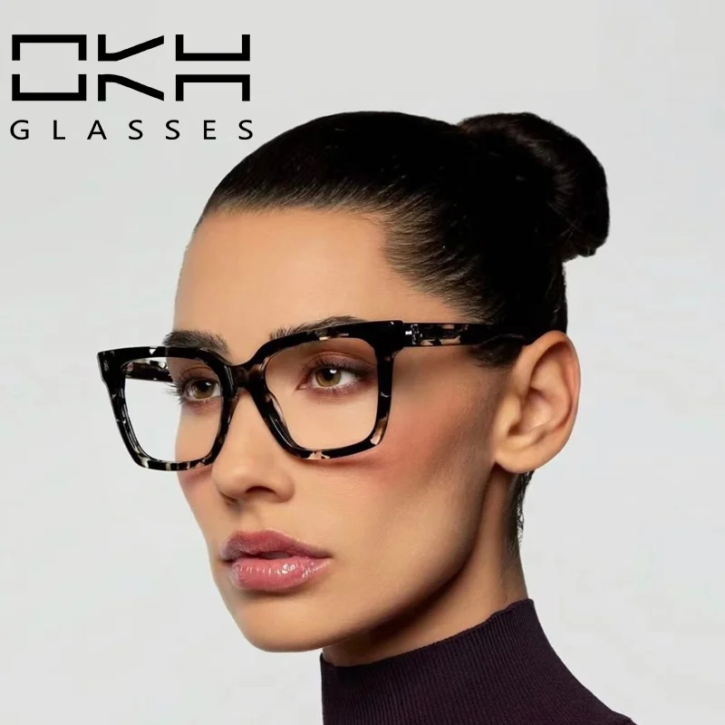 OKH TR90 Myopia Frame Large Frame European and American Style Anti-blue Light Prescription Eyeglasses Reading for Women and Men
OKH TR90 Myopia Frame Large Frame European and American Style Anti-blue Light Prescription Eyeglasses Reading for Women and Men