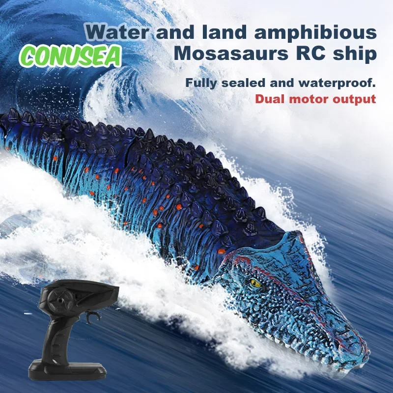 Радиоуправляемая лодка Mosasaurus с дистанционным управлением, имитация крокодила, качающийся дракон, электрическая скоростная лодка, детские водные игрушки для мальчиков и детей
Радиоуправляемая лодка Mosasaurus с дистанционным управлением, имитация крокодила, качающийся дракон, электрическая скоростная лодка, детские водные игрушки для мальчиков и детей