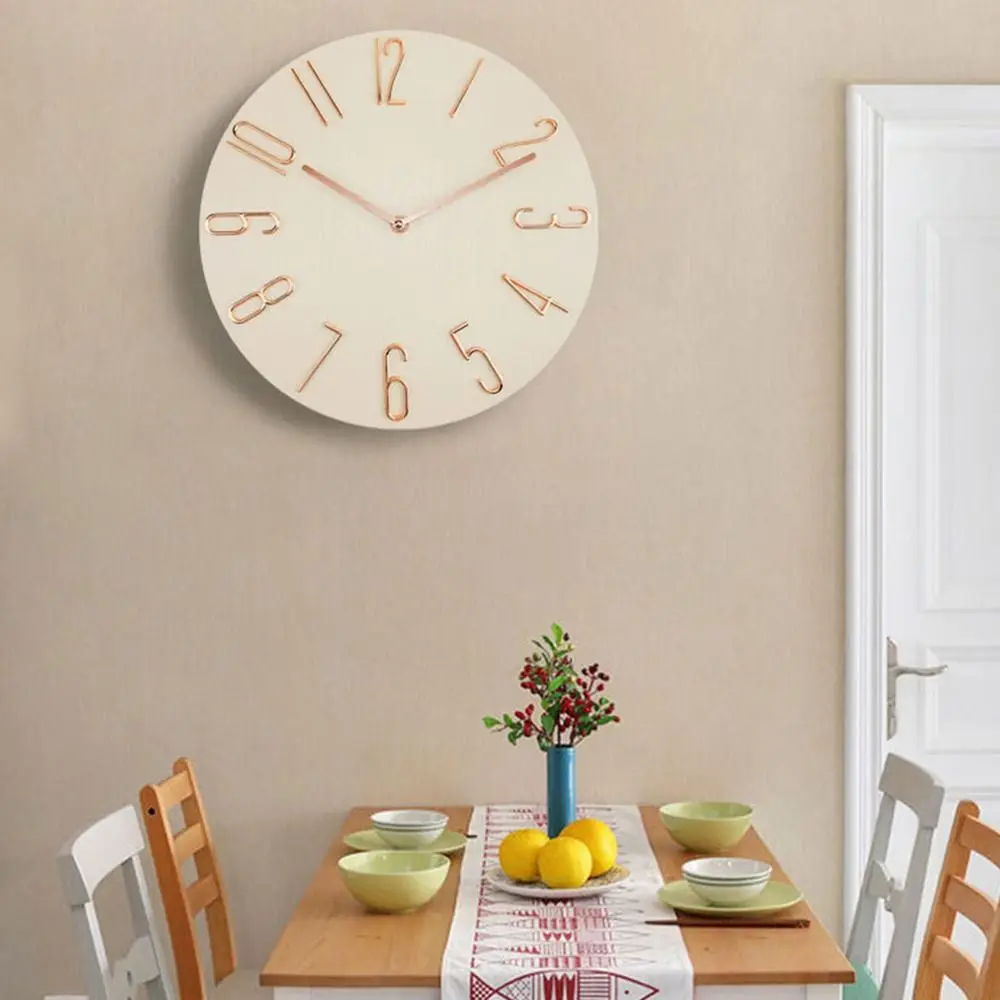 12inch Wall Hanging Clock Quartz Movement Round Shape Decorative Wall Clock Easy Installation No Second Hand Scale Clock School
12inch Wall Hanging Clock Quartz Movement Round Shape Decorative Wall Clock Easy Installation No Second Hand Scale Clock School