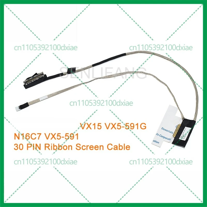 Новинка, 3 шт., для Acer Aspire VX15 VX5-591G N16C7 VX5-591, ЖК-дисплей со светодиодной подсветкой, ленточный экранный кабель DC02002QL00 50.GM1N2.008
Новинка, 3 шт., для Acer Aspire VX15 VX5-591G N16C7 VX5-591, ЖК-дисплей со светодиодной подсветкой, ленточный экранный кабель DC02002QL00 50.GM1N2.008
