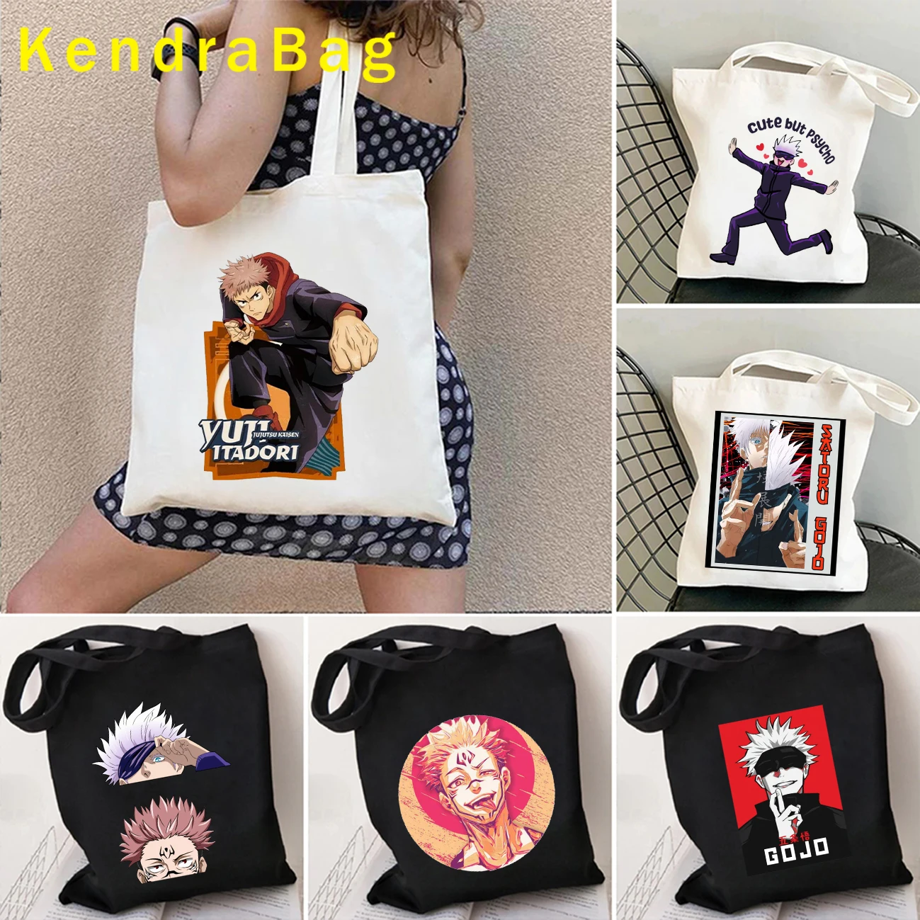 Anime Aoi Todo Jujutsu Kaisen Gojo Satoru Geto Suguru Cute Cartoon Manga Fan Gifts Canvas Shoulder Totes Bag Eco Cotton Handbags
Anime Aoi Todo Jujutsu Kaisen Gojo Satoru Geto Suguru Cute Cartoon Manga Fan Gifts Canvas Shoulder Totes Bag Eco Cotton Handbags