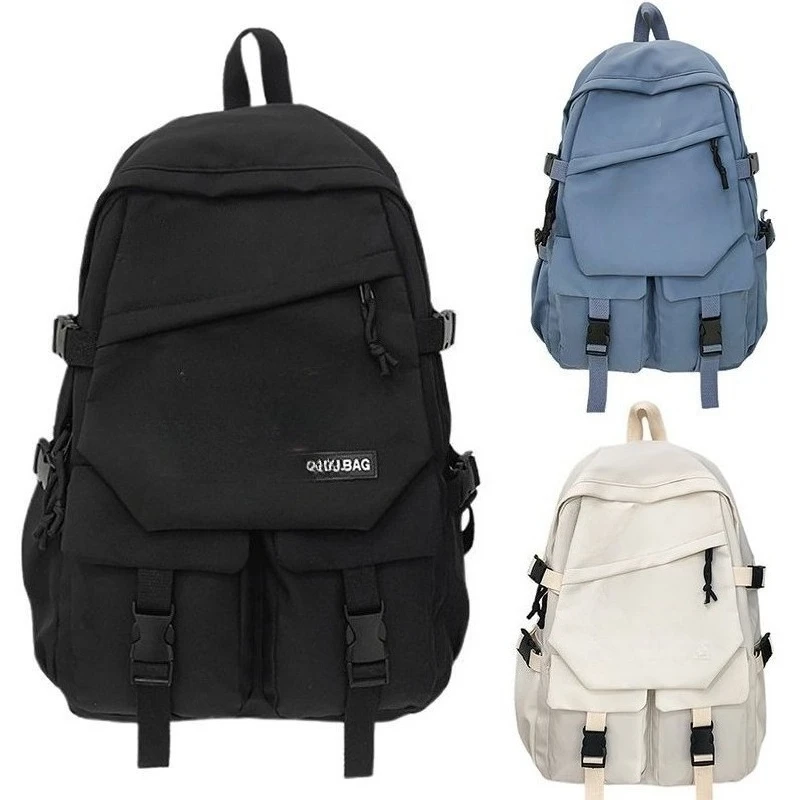 Simple solid color backpack, travel backpack, plenty of storage space, very suitable for commuting, school, work and going out.
Simple solid color backpack, travel backpack, plenty of storage space, very suitable for commuting, school, work and going out.