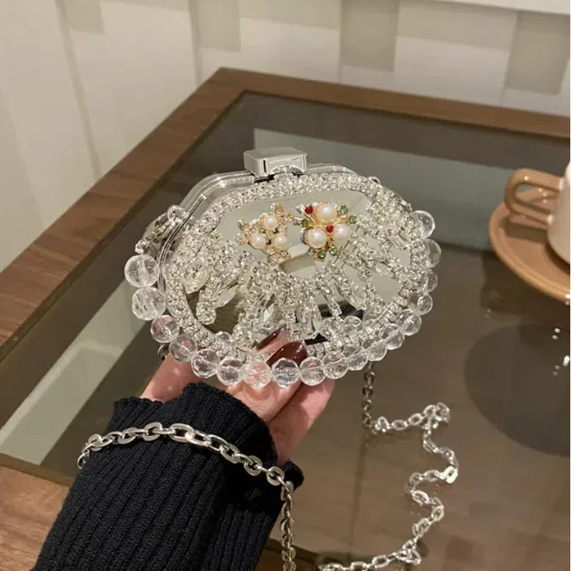 Tassel Crossbody Bags for Women 2025 New Fashion Diamonds Shoulder Bag Ladies Chain Party Cute Luxury Evening Metallic Mini Bag
Tassel Crossbody Bags for Women 2025 New Fashion Diamonds Shoulder Bag Ladies Chain Party Cute Luxury Evening Metallic Mini Bag
