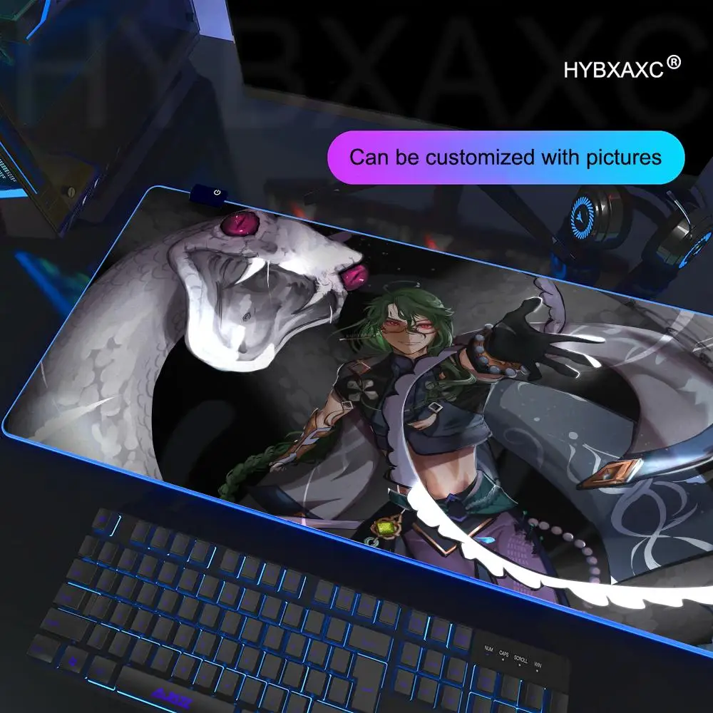 Genshin Impact Baizhu Mouse Pad RGB Gaming HYBXAXC Mouse Pad Desk Mat HD Gamer Large LED Light XXL MousePads PC Computer Carpet 
Genshin Impact Baizhu Mouse Pad RGB Gaming HYBXAXC Mouse Pad Desk Mat HD Gamer Large LED Light XXL MousePads PC Computer Carpet