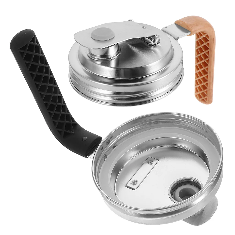 2pcs Stainless Steel Jar Lids Handle Leakproof Covers For Wide Mouth Bottles Pickle Jars Replacement Kitchen Storage
2pcs Stainless Steel Jar Lids Handle Leakproof Covers For Wide Mouth Bottles Pickle Jars Replacement Kitchen Storage