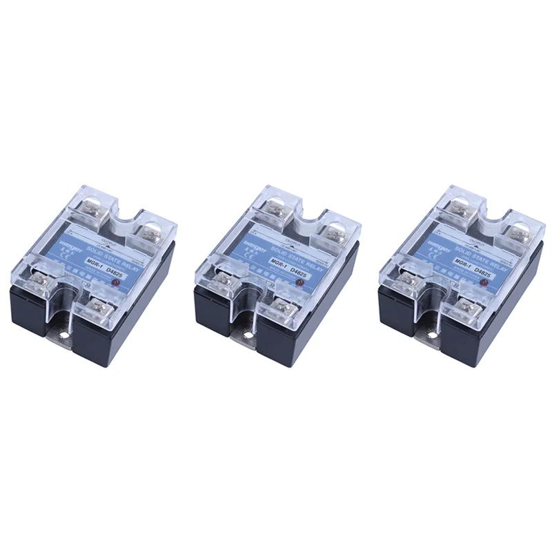 3X MGR-1 D4825 Single-Phase Solid State Relay SSR 25A DC 3-32 V AC 24-480 V-A80Z
3X MGR-1 D4825 Single-Phase Solid State Relay SSR 25A DC 3-32 V AC 24-480 V-A80Z