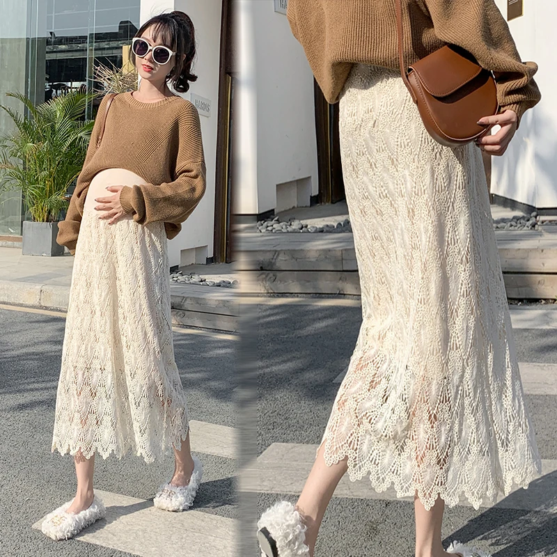 2024 Spring Autumn Chic Lace Maternity Skirts High Waist Adjustable Belly Clothes for Pregnant Women Korean Pregnancy
2024 Spring Autumn Chic Lace Maternity Skirts High Waist Adjustable Belly Clothes for Pregnant Women Korean Pregnancy