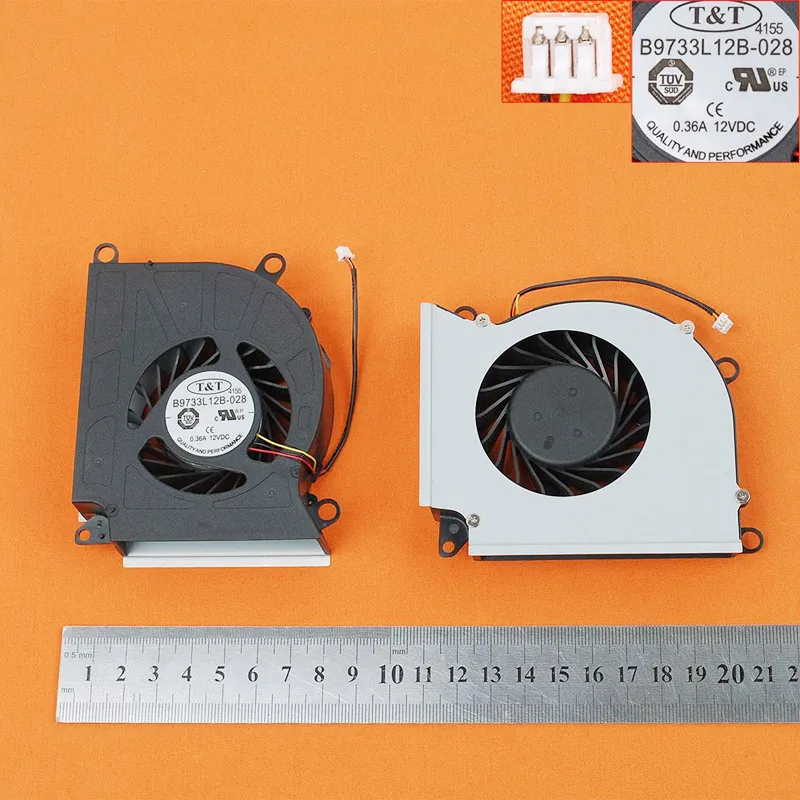 New Laptop Cooling Fan For MSI GT60 GT70 GX60 GX70(T&T Brand,Original) PN:B9733L12B-028 0.36A 12V
New Laptop Cooling Fan For MSI GT60 GT70 GX60 GX70(T&T Brand,Original) PN:B9733L12B-028 0.36A 12V