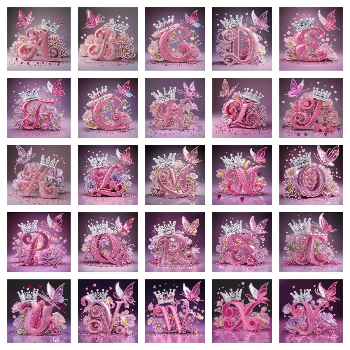 5D DIY комплект алмазной живописи Корона Бабочка A-Z буквы нерегулярные круглые бусины горный хрусталь холст фреска искусство комната домашний декор
5D DIY комплект алмазной живописи Корона Бабочка A-Z буквы нерегулярные круглые бусины горный хрусталь холст фреска искусство комната домашний декор