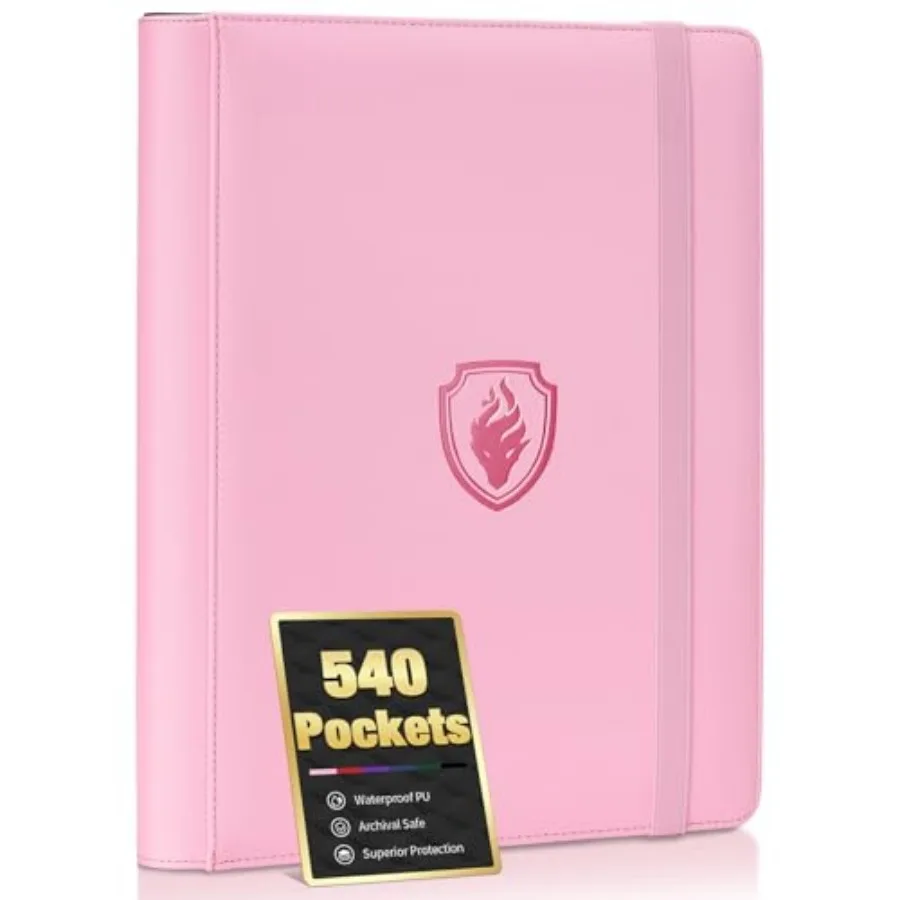 Premium 9 Card Binder for Cards, PU Cover Trading Card Binder, Sturdy Card Collection Album, Sleek Card Holder Folders for Game
Premium 9 Card Binder for Cards, PU Cover Trading Card Binder, Sturdy Card Collection Album, Sleek Card Holder Folders for Game