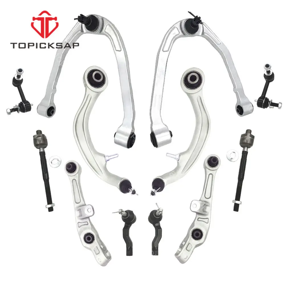 TOPICKSAP 12pcs Front Upper Lower Control Arm Ball Joint Tie Rod End Kits for Nissan 350Z Infiniti G35 2003 2004 - 2008 2009
TOPICKSAP 12pcs Front Upper Lower Control Arm Ball Joint Tie Rod End Kits for Nissan 350Z Infiniti G35 2003 2004 - 2008 2009