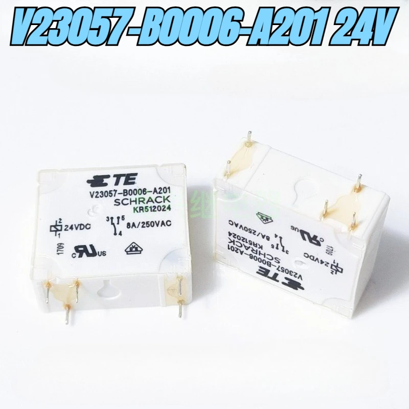 Новый, 1 шт./лот, V23057-B0006-A201 24V KR512024 8A 5-контактный
Новый, 1 шт./лот, V23057-B0006-A201 24V KR512024 8A 5-контактный