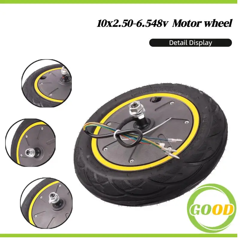 Hot 10x2.50-6.5 motor 48V 500W suitable for MAX G30 rear wheel motor whole wheel 10 inch front wheel drum brake whole wheel
Hot 10x2.50-6.5 motor 48V 500W suitable for MAX G30 rear wheel motor whole wheel 10 inch front wheel drum brake whole wheel