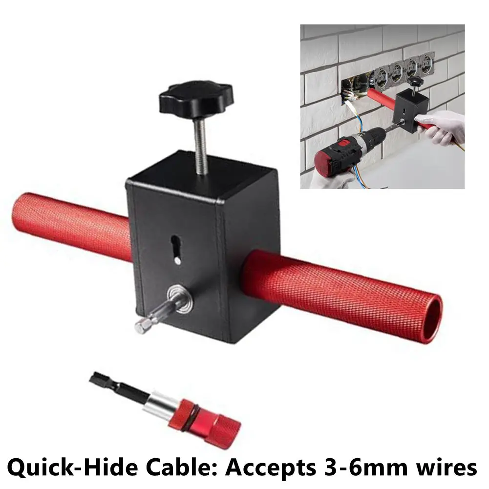 1 Set Of Electrician's Wire Threading Tool Automatic Wall Wiring Machine: Effortless Cable Threading With All Drill Hollow Steel
1 Set Of Electrician's Wire Threading Tool Automatic Wall Wiring Machine: Effortless Cable Threading With All Drill Hollow Steel