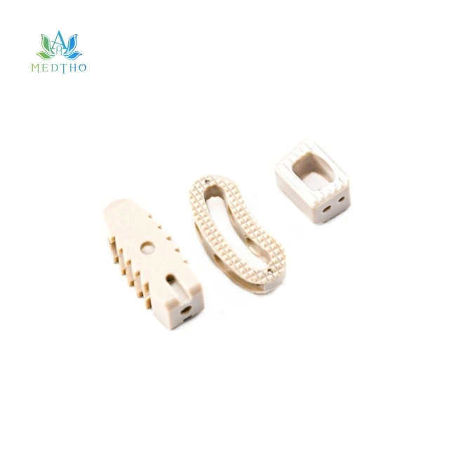 PEEK interbody fusion cage for spine titanium orthopedic implants manufacturer spinal implant
PEEK interbody fusion cage for spine titanium orthopedic implants manufacturer spinal implant
