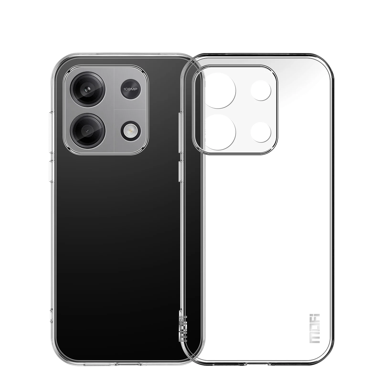 For Xiaomi Redmi Note 14S 4G Clear Phone Case MOFI Ultra-Thin TPU Phone Back Cover - Transparent
For Xiaomi Redmi Note 14S 4G Clear Phone Case MOFI Ultra-Thin TPU Phone Back Cover - Transparent