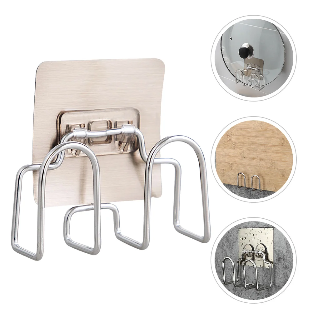 Stainless Steel Wall Mounted Pot Lid Rack for Kitchen Organizing Cutting Board and Pan Cover Storage No Punch Installation
Stainless Steel Wall Mounted Pot Lid Rack for Kitchen Organizing Cutting Board and Pan Cover Storage No Punch Installation