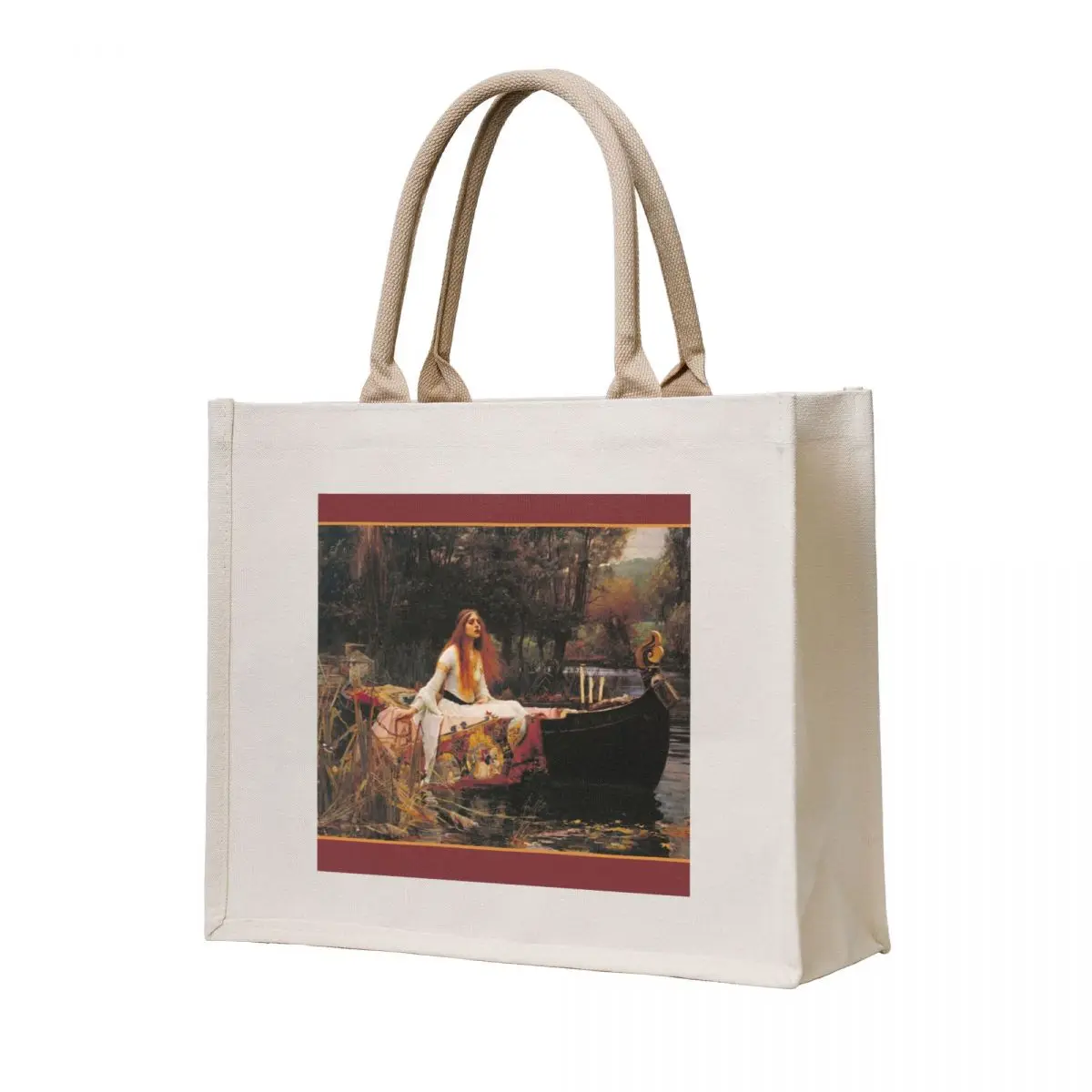 The Lady of Shalott (1888) By J W Waterhouse Tote Bag ecological bags personalized tote tote bag men's cute bag
The Lady of Shalott (1888) By J W Waterhouse Tote Bag ecological bags personalized tote tote bag men's cute bag