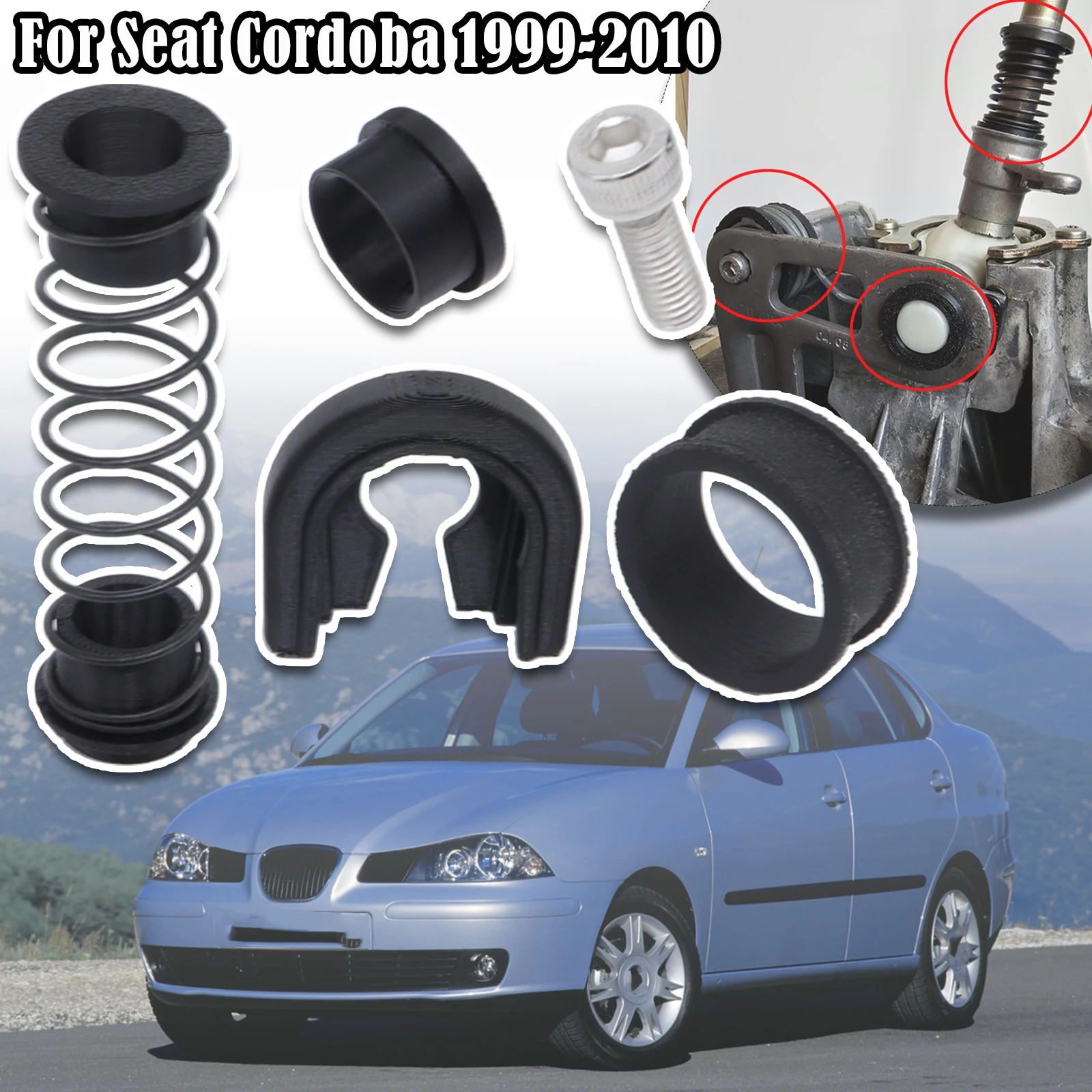 Gearbox Repair Kit For Seat Cordoba MT Trans Shifter First Gear Getter Reverse Lever Change Selector Linkage Bushes 1999-2010
Gearbox Repair Kit For Seat Cordoba MT Trans Shifter First Gear Getter Reverse Lever Change Selector Linkage Bushes 1999-2010