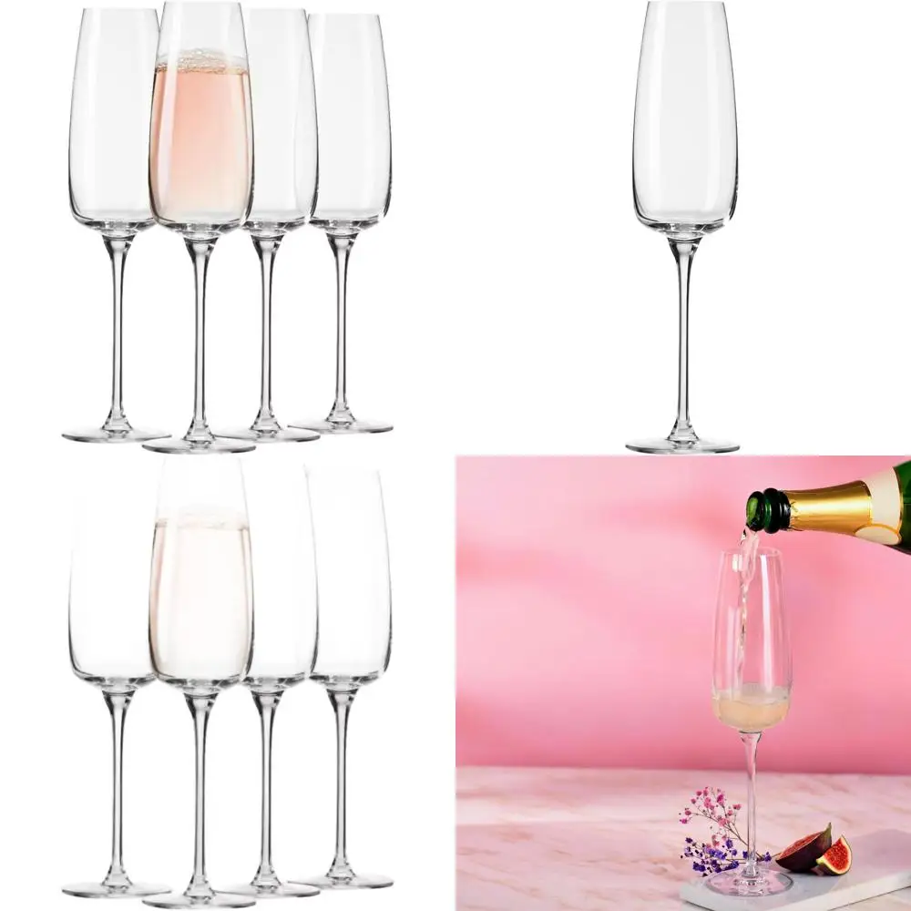 Набор из 4 бокалов для шампанского, 7,4 унции, из высококачественного хрусталя, без свинца, прочные и устойчивые к царапинам, идеально подходят для процесско, мимозы.
Набор из 4 бокалов для шампанского, 7,4 унции, из высококачественного хрусталя, без свинца, прочные и устойчивые к царапинам, идеально подходят для процесско, мимозы.