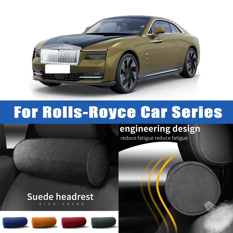 Top Quality Car Headrest Neck Support Seat Soft Neck Pillow Breathable For Rolls-Royce Phantom Ghost Cullinan Wraith Dawn
Top Quality Car Headrest Neck Support Seat Soft Neck Pillow Breathable For Rolls-Royce Phantom Ghost Cullinan Wraith Dawn