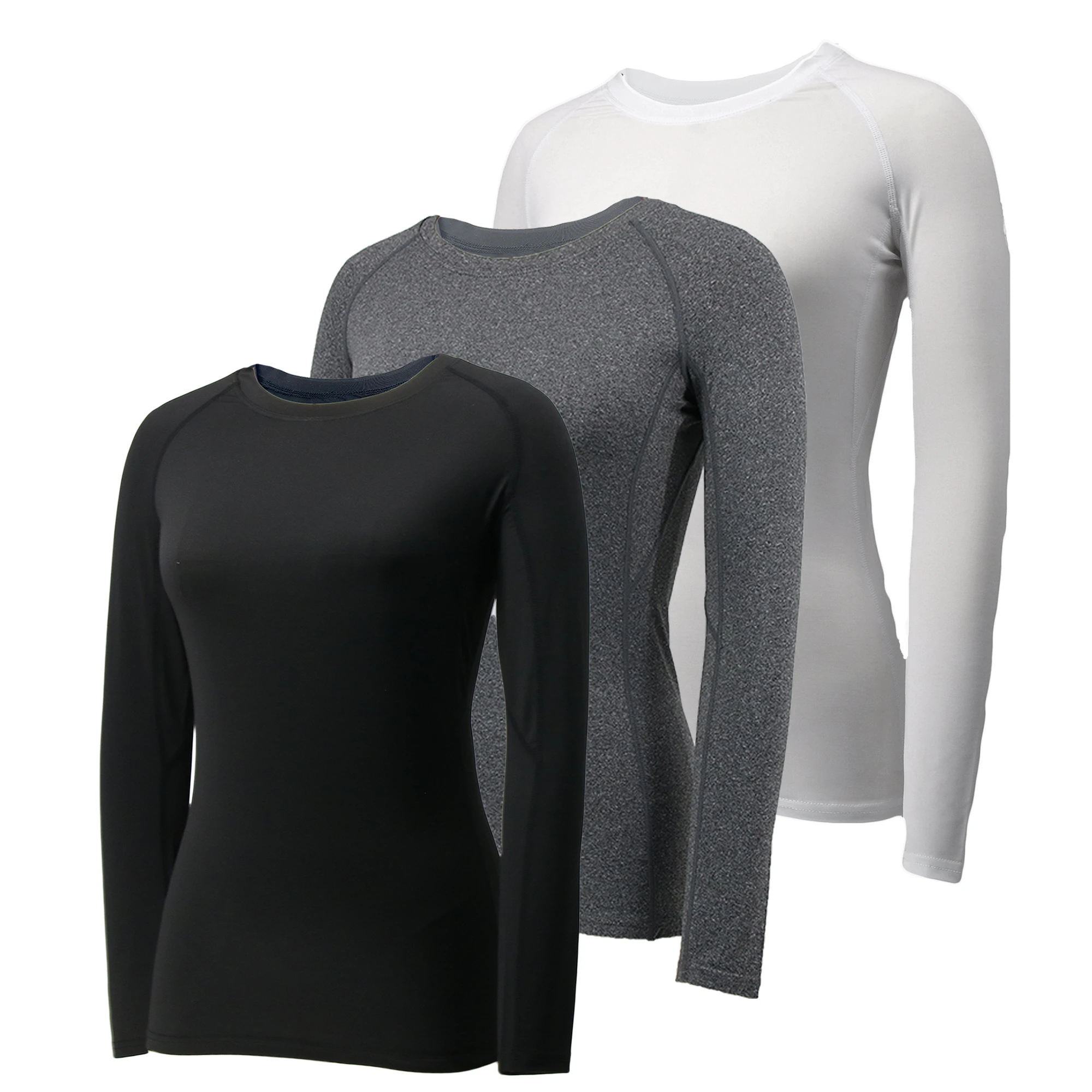3 Pack Womens Compression Shirts Long Sleeve Quick Dry for Running Casual Sports Daily Workout Yoga Compression Tops for Women
3 Pack Womens Compression Shirts Long Sleeve Quick Dry for Running Casual Sports Daily Workout Yoga Compression Tops for Women