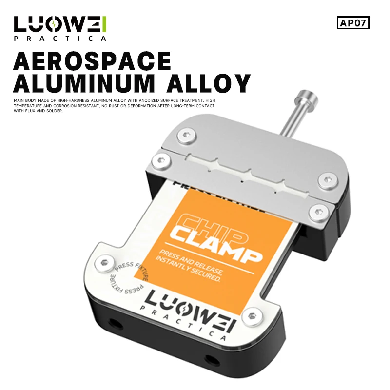 LUOWEI LW-AP07 Chip Fixture Tempered Glass Fixture For Mobile Phone Motherboard IC Adjustable Fixed Clamping
LUOWEI LW-AP07 Chip Fixture Tempered Glass Fixture For Mobile Phone Motherboard IC Adjustable Fixed Clamping