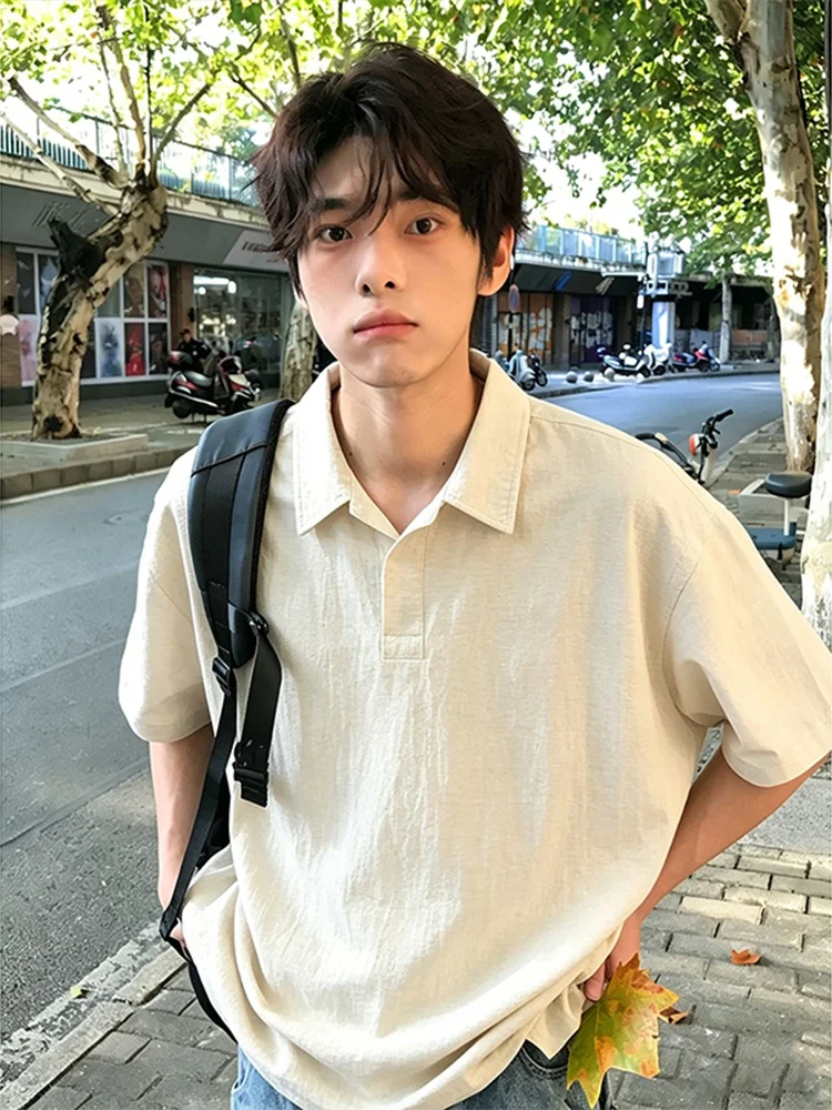 Linen Lyocell Short Sleeve Men's Shirt Summer Thin Cleanfit Old Money Style Collared High-End Feeling T-Shirt
Linen Lyocell Short Sleeve Men's Shirt Summer Thin Cleanfit Old Money Style Collared High-End Feeling T-Shirt