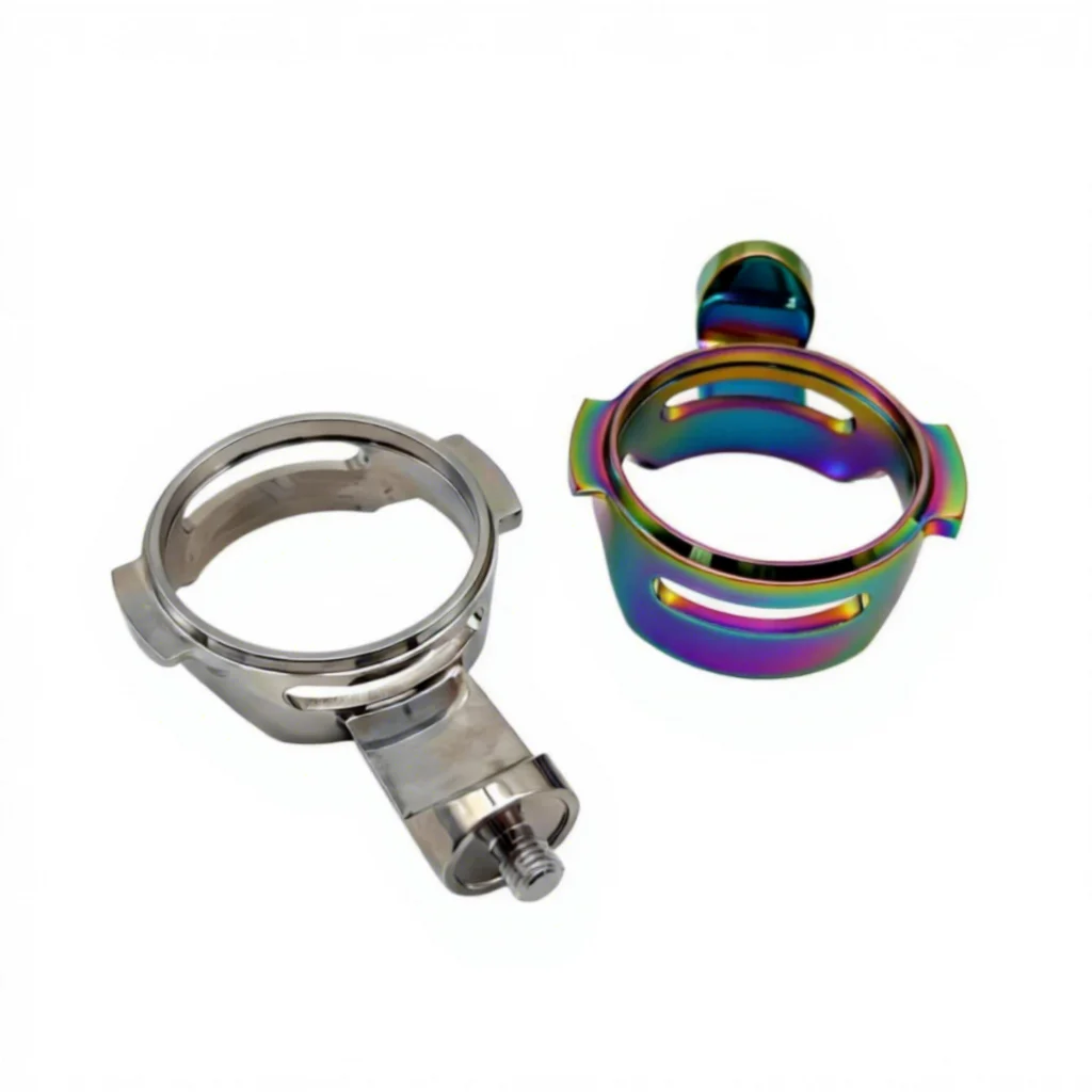 New Design Eco-Friendly Portable 58mm Bottomless Portafliter Handle Italian Coffee Machine Accessories Made of Stainless Steel
New Design Eco-Friendly Portable 58mm Bottomless Portafliter Handle Italian Coffee Machine Accessories Made of Stainless Steel
