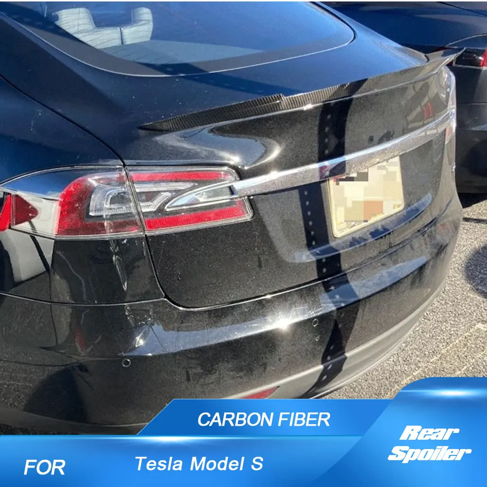 Carbon Fiber/FRP Car Rear Trunk Boot Spoiler Lip Wing for Tesla Model S Sedan 4-Door 2012-2019 Rear Trunk Spoiler
Carbon Fiber/FRP Car Rear Trunk Boot Spoiler Lip Wing for Tesla Model S Sedan 4-Door 2012-2019 Rear Trunk Spoiler