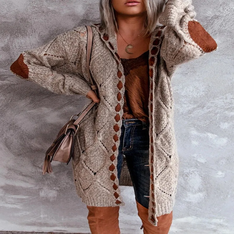 Tayior 2024 popular knitwear sweater cardigan women, European American Loose fit long sleeved medium length V-Neck jacket trendy
Tayior 2024 popular knitwear sweater cardigan women, European American Loose fit long sleeved medium length V-Neck jacket trendy
