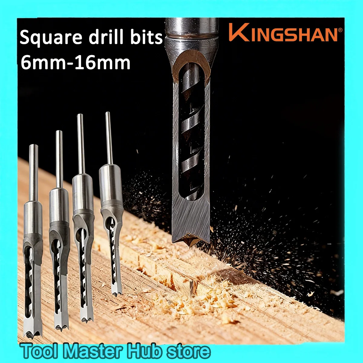 Square Hole Drill Bit Twist Auger Mortising Chisel Bore Bit HSS Woodworking Square Drill for Mortise 4-Side Sharp Blade DrillBit
Square Hole Drill Bit Twist Auger Mortising Chisel Bore Bit HSS Woodworking Square Drill for Mortise 4-Side Sharp Blade DrillBit