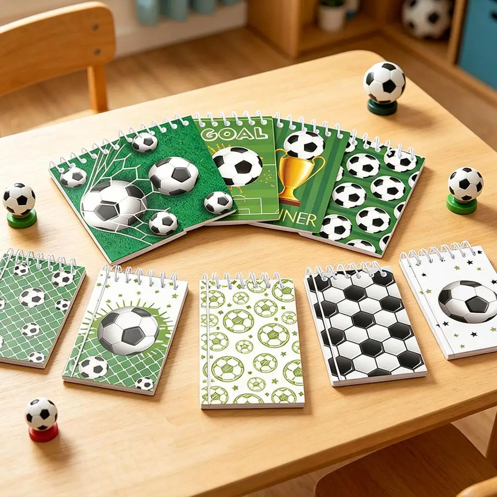 10Pcs Football Mini Pocket Notebooks Kids Boys Birthday Party Gift Stationery Booklet Notepads School Diaries Office Memo Pad
10Pcs Football Mini Pocket Notebooks Kids Boys Birthday Party Gift Stationery Booklet Notepads School Diaries Office Memo Pad