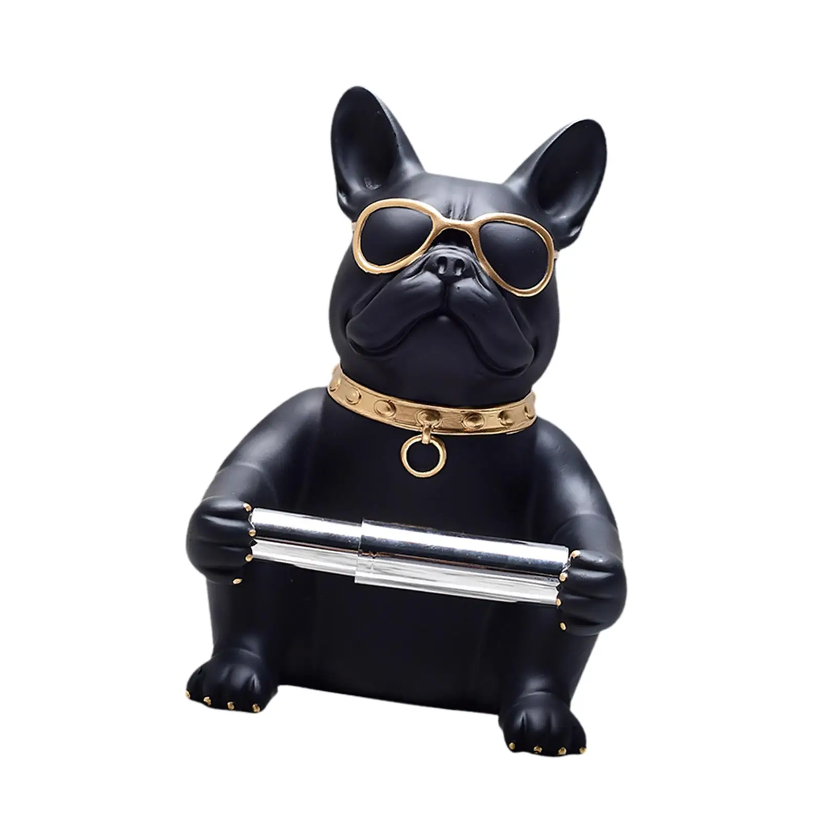 Toilet Paper Holder Dog Sculpture Modern Decoration Resin Desktop Ornament Napkin Paper Organizer for Home Toilet Restaurant
Toilet Paper Holder Dog Sculpture Modern Decoration Resin Desktop Ornament Napkin Paper Organizer for Home Toilet Restaurant